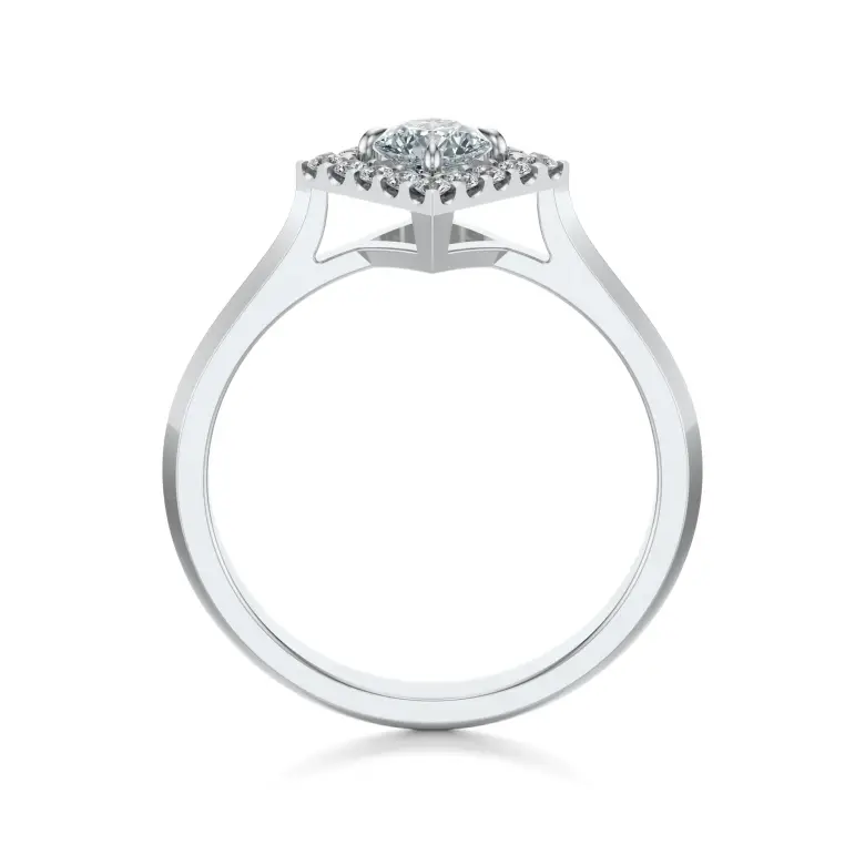 Pierścionek białe złoto z diamentami AJPZ_077